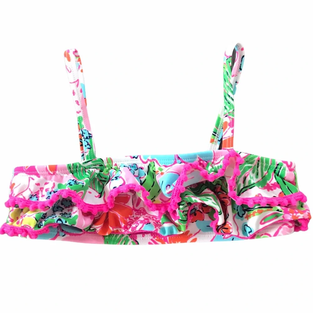 New Lilly Pulitzer Nosey Posey Toddler Bikini Top